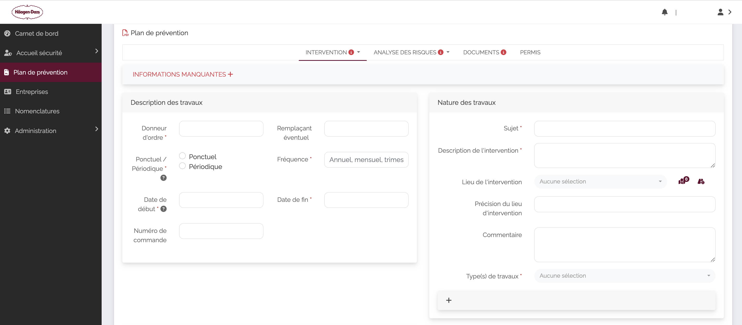 Le module Plan de Prévention par MemoryFlow