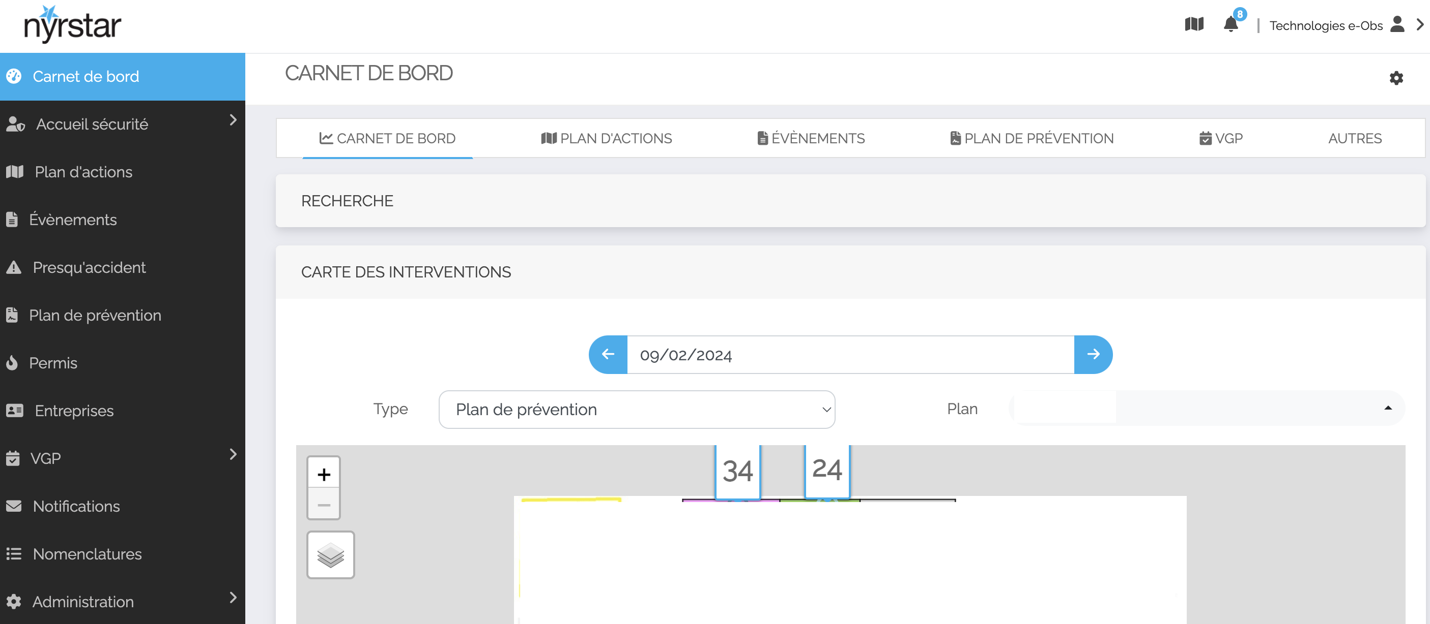 Intégration d'autres modules du logiciel QHSE